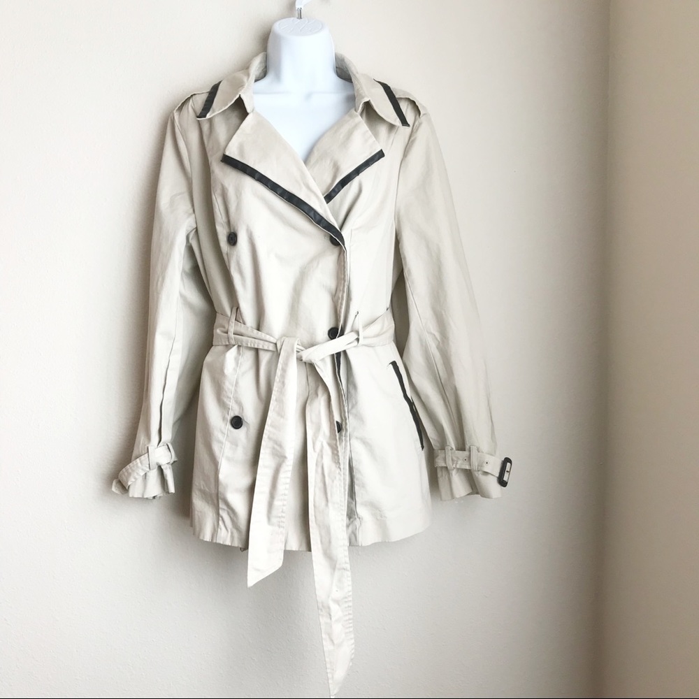 Dana Buchman Short Trench Jacket